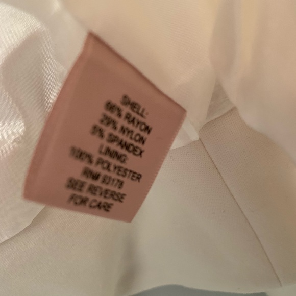 Philosophy blazer. White with gold zipper sm - Picture 5 of 7